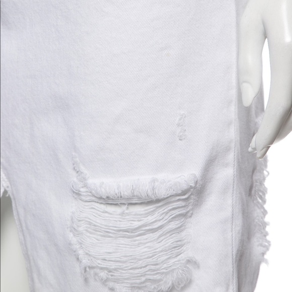 Rag & Bone White Distressed Denim Pencil Skirt XS - Picture 3 of 4